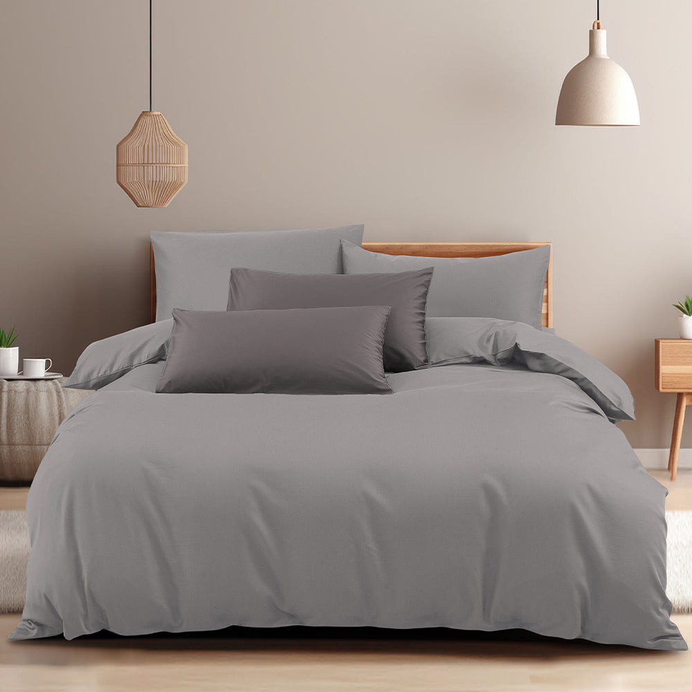 Marie Claire I MORPHEUS I Solid 100% Cotton I 950TC I Fitted Sheet Set I Pillow Case I Bolster Case - 6 Colour