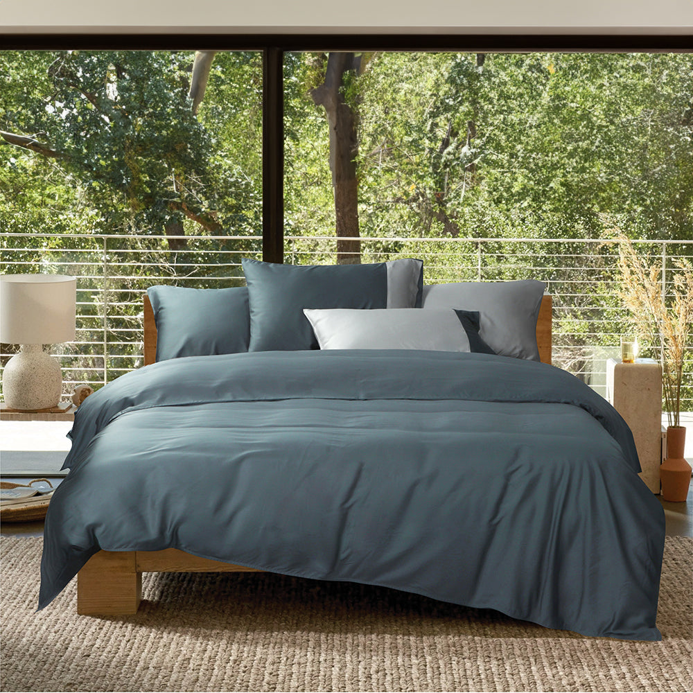 Intero I BambooPro Terra Basic I Beyond Thread Count I Fitted Sheet Set I Bed Set I Pillow Case I Bolster Case I With Quilt Cover - 4 Colours