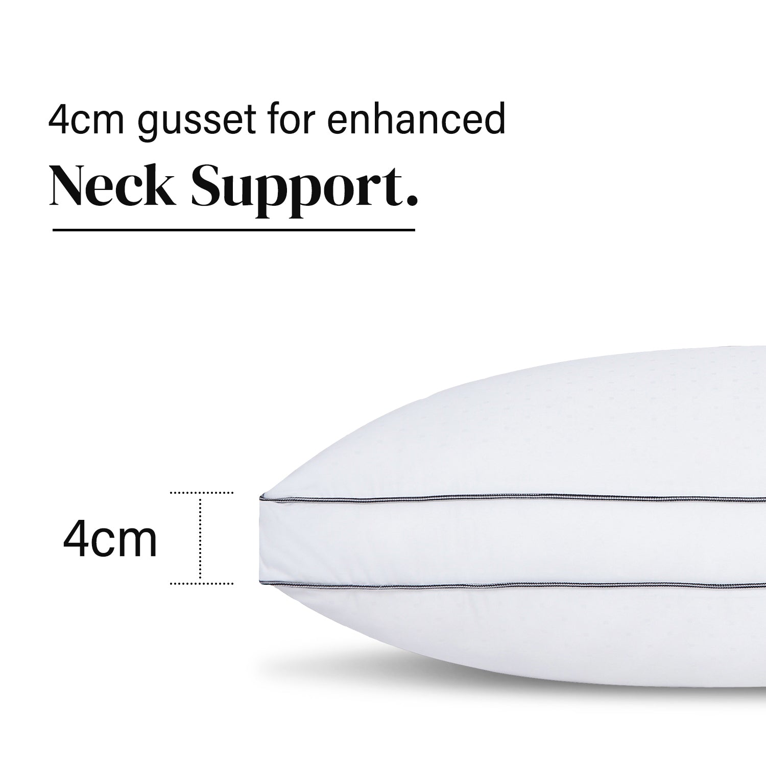 Bellami I ZZEN 100% TENCEL™ Cover DownFeel® I Loft Pillow – 1600g