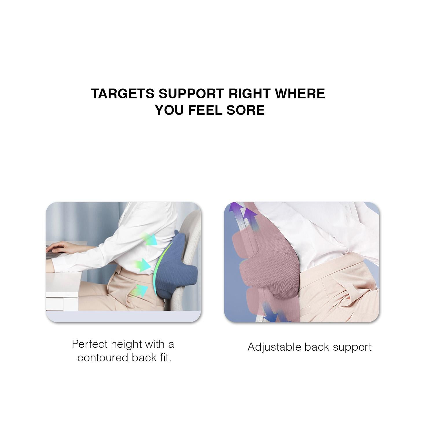 Bellami Plus Mbrace Comfort Set - Lumbar Support & Seat Cushion