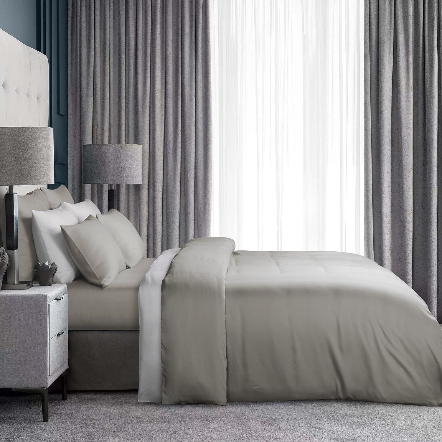 BELLAMI I Sustainable TENCEL™ 1200TC Bed Set with Sheets & Pillowcases