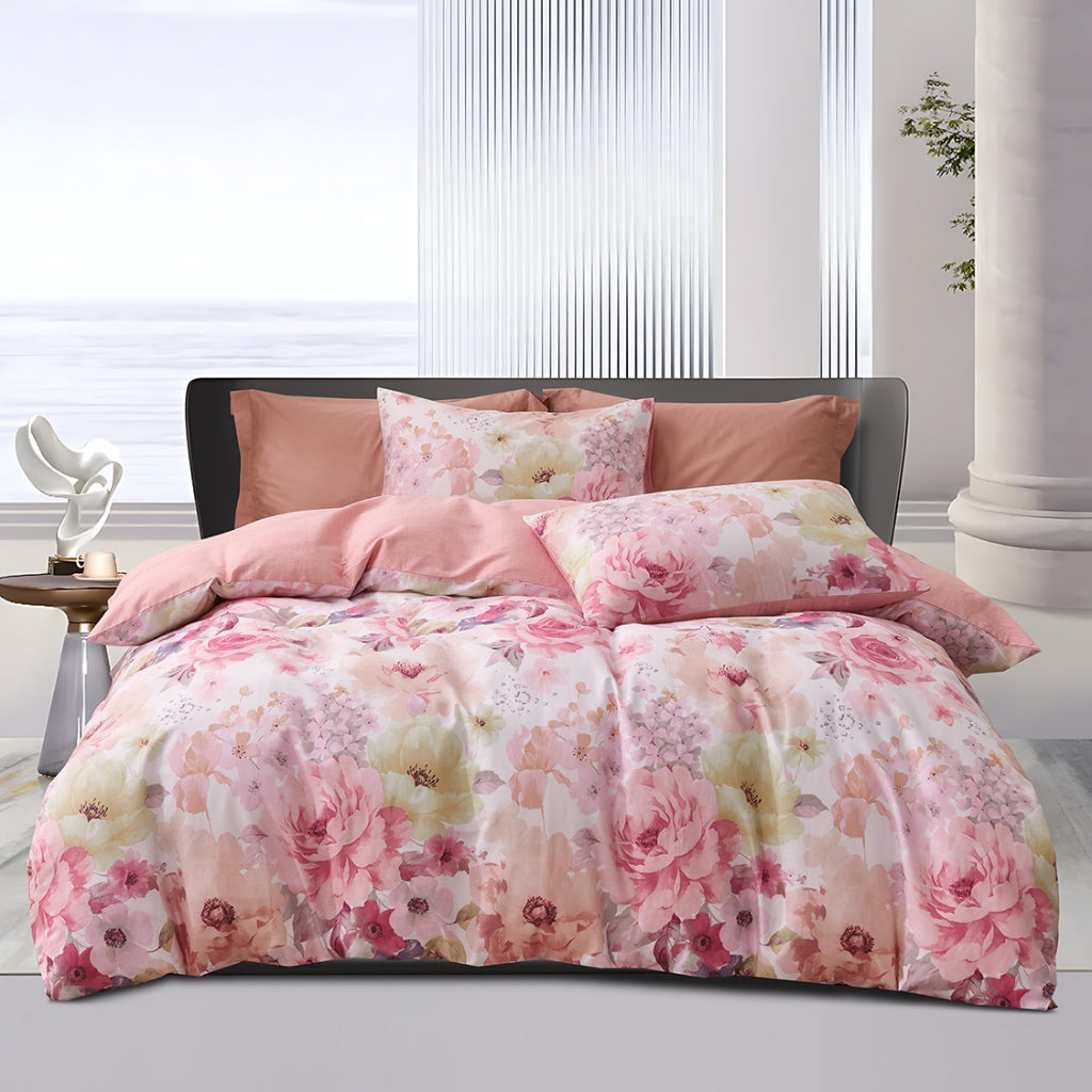 Hillcrest I Cotton Printed I 950TC I Fitted Sheet Set I Bed Set I HC0924 OE 1
