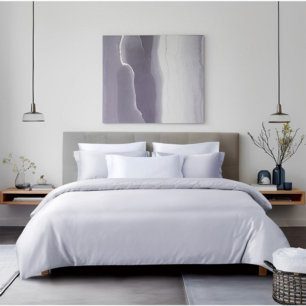 Bellami I Heirloom Basic I TENCEL™ Organic Cotton I 1300TC I Fitted Sheet Set I Bed Set I Pillow Case I Bolster Case I With Quilt Cover