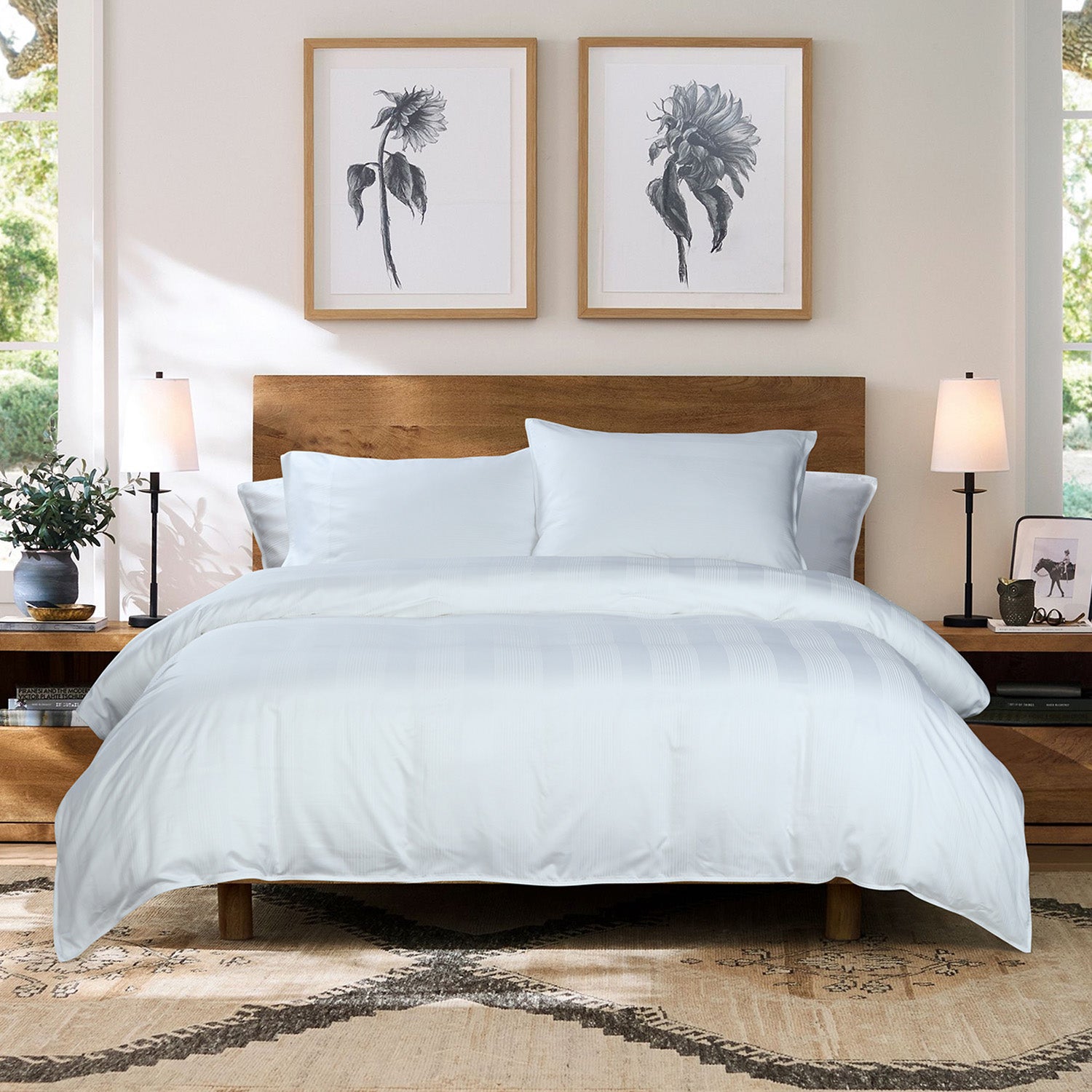 Intero Bamboopro Beyond Thread Count I Terra Dobby I Fitted Sheet I Bed Set