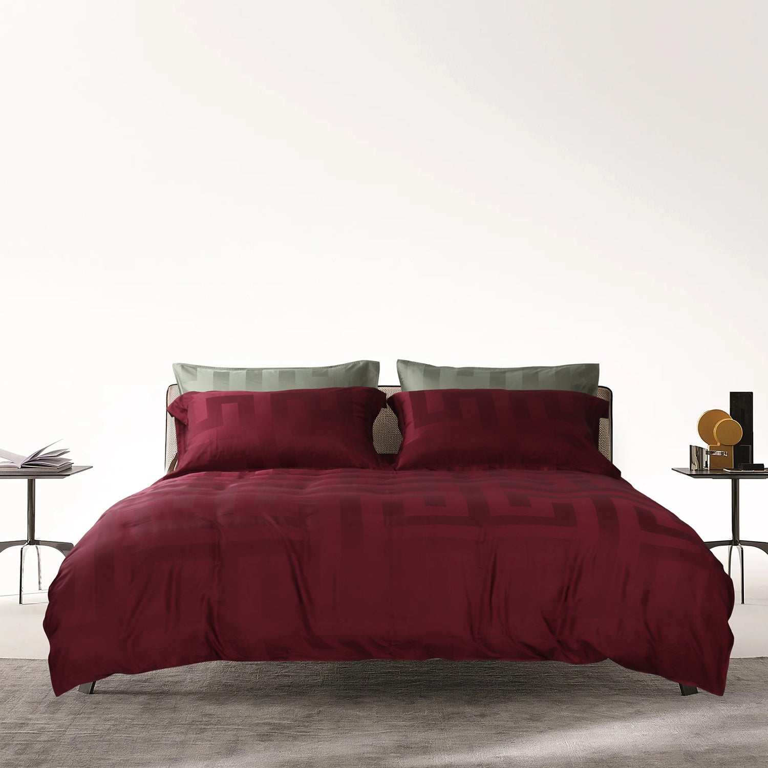 Intero | BambooPro Jac Beyond Thread Count | Toni Collection | Bed Set | Fitted Sheet | With Quilt Cover Set *FREE 1 Bellami Shield Guard Mattress Protector*