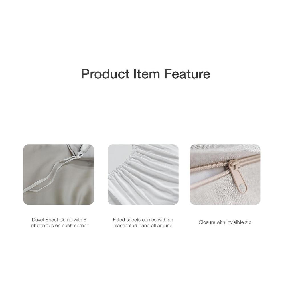 Intero I Grace I BambooPro I Beyond Thread Count Fitted Sheet | Bed Set