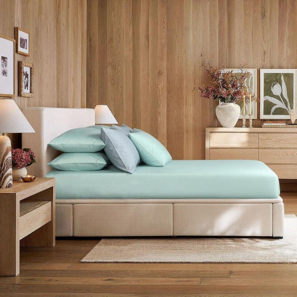Marie Claire I Morpheus Solid I Cotton I 980TC I Fitted Sheet Set