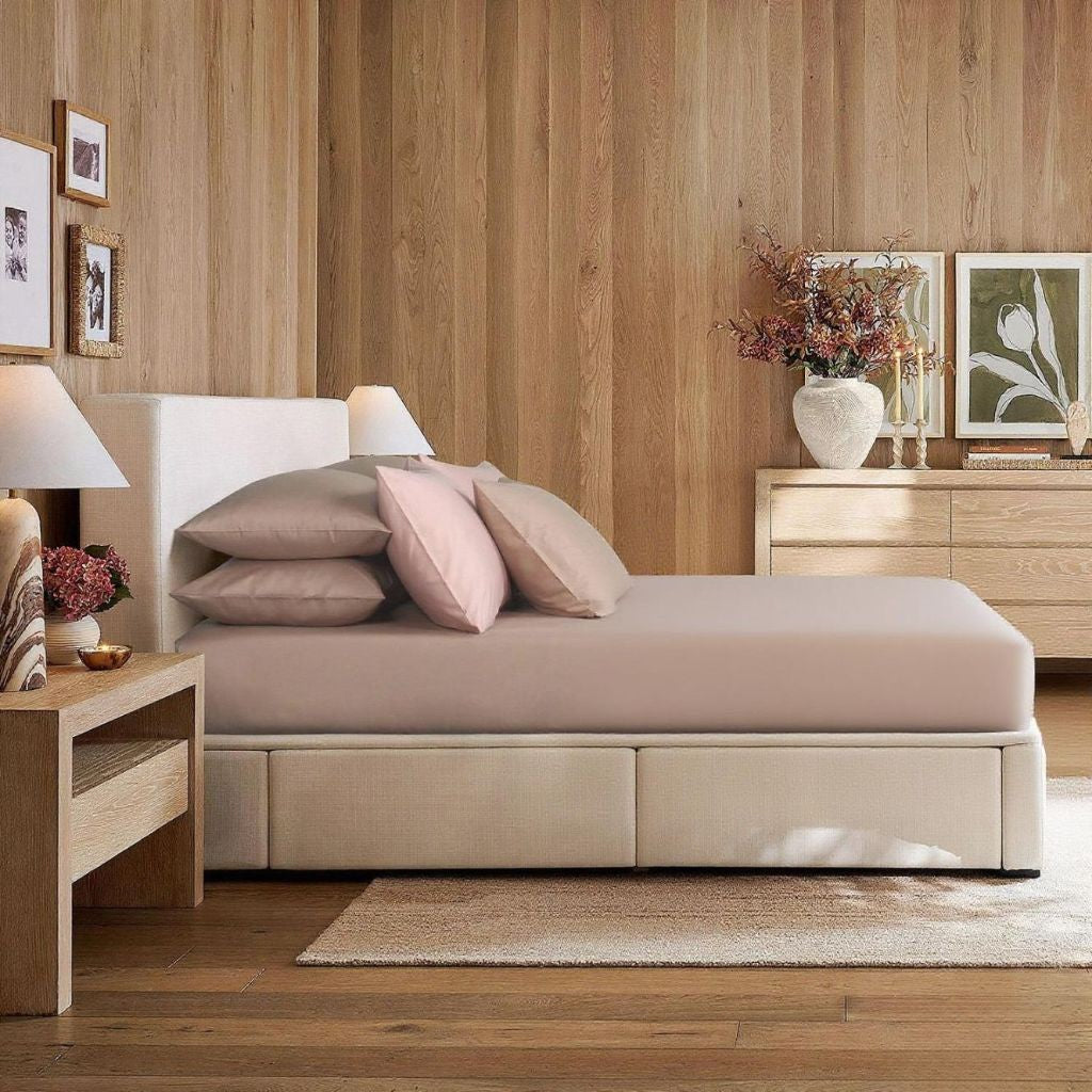 Marie Claire I Morpheus Solid I Cotton I 980TC I Fitted Sheet Set
