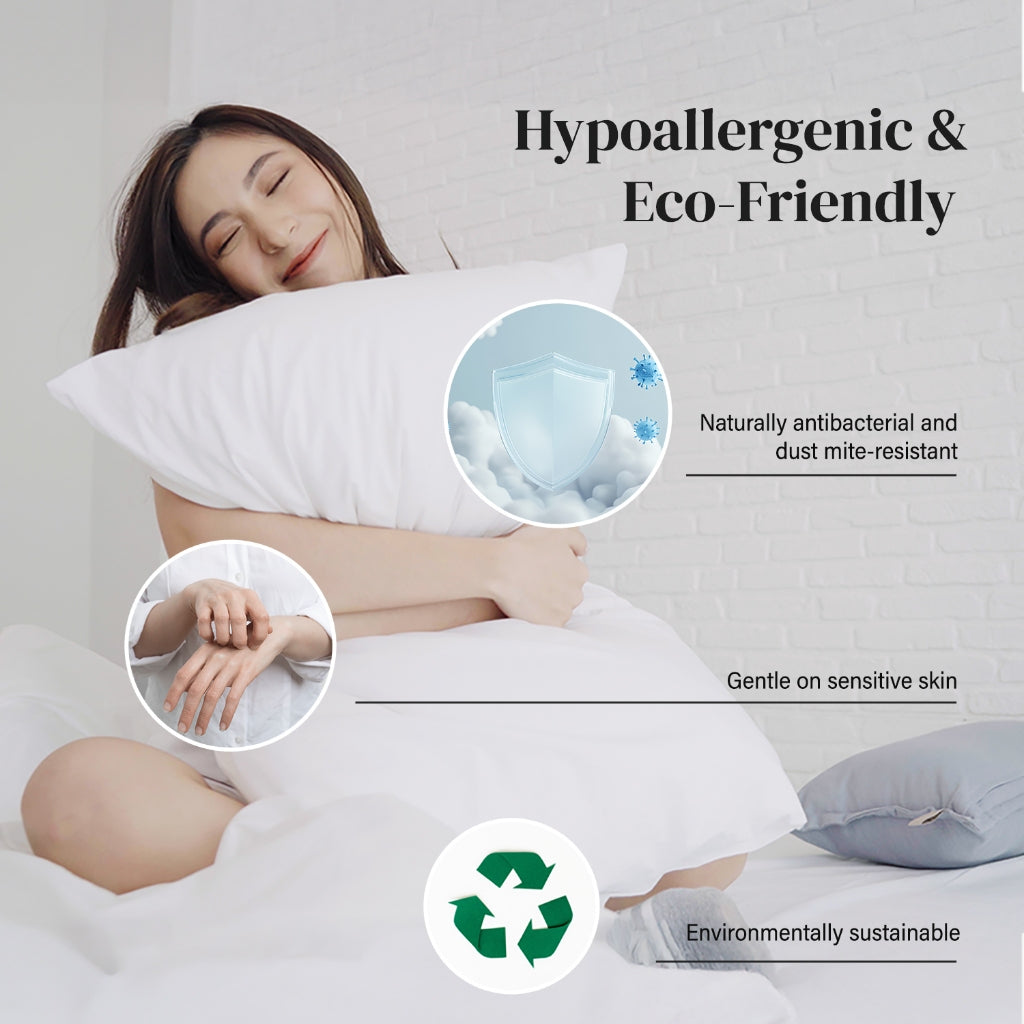 Bellami I ZZEN TENCEL™ I DownFeel® Luxury Pillow – Soft, Medium & Firm (1000g, 1300g, 1700g)