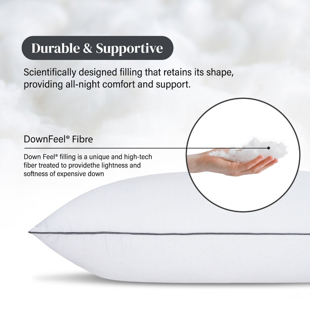 Bellami I ZZEN TENCEL‚Ñ¢ I DownFeel¬Æ Luxury Pillow ‚Äì Soft, Medium & Firm (1000g, 1300g, 1700g)