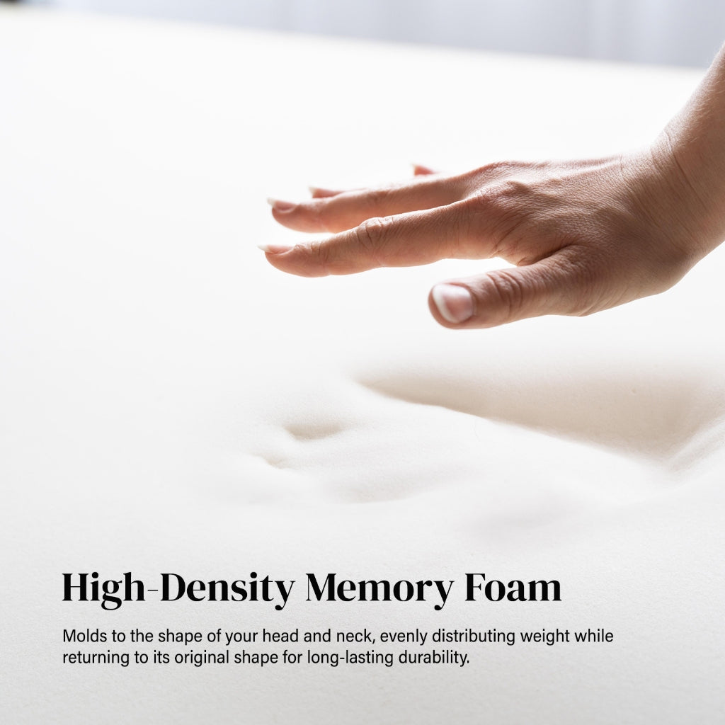 Marie Claire I CoolGel I Memory Foam Pillow – Firm Comfort I Firm Contour