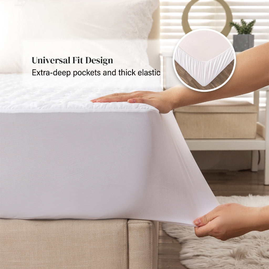 Marie Claire I Fitted Mattress Protector I 100% Waterproof - 4 sizes