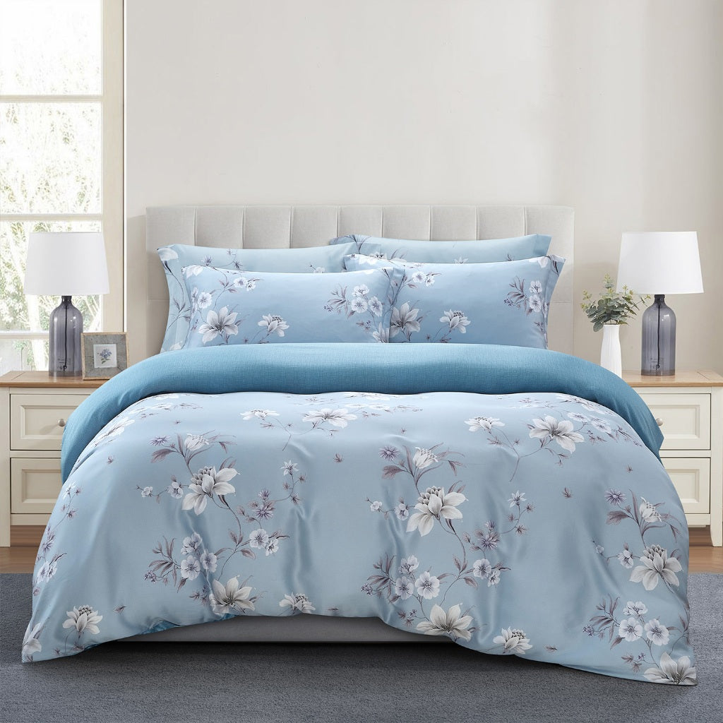 Marie Claire I MONTAIGNE I Tencel Lyocell I 1200TC Printed I Fitted Sheet Set I Bed Set - MC0525LF-03