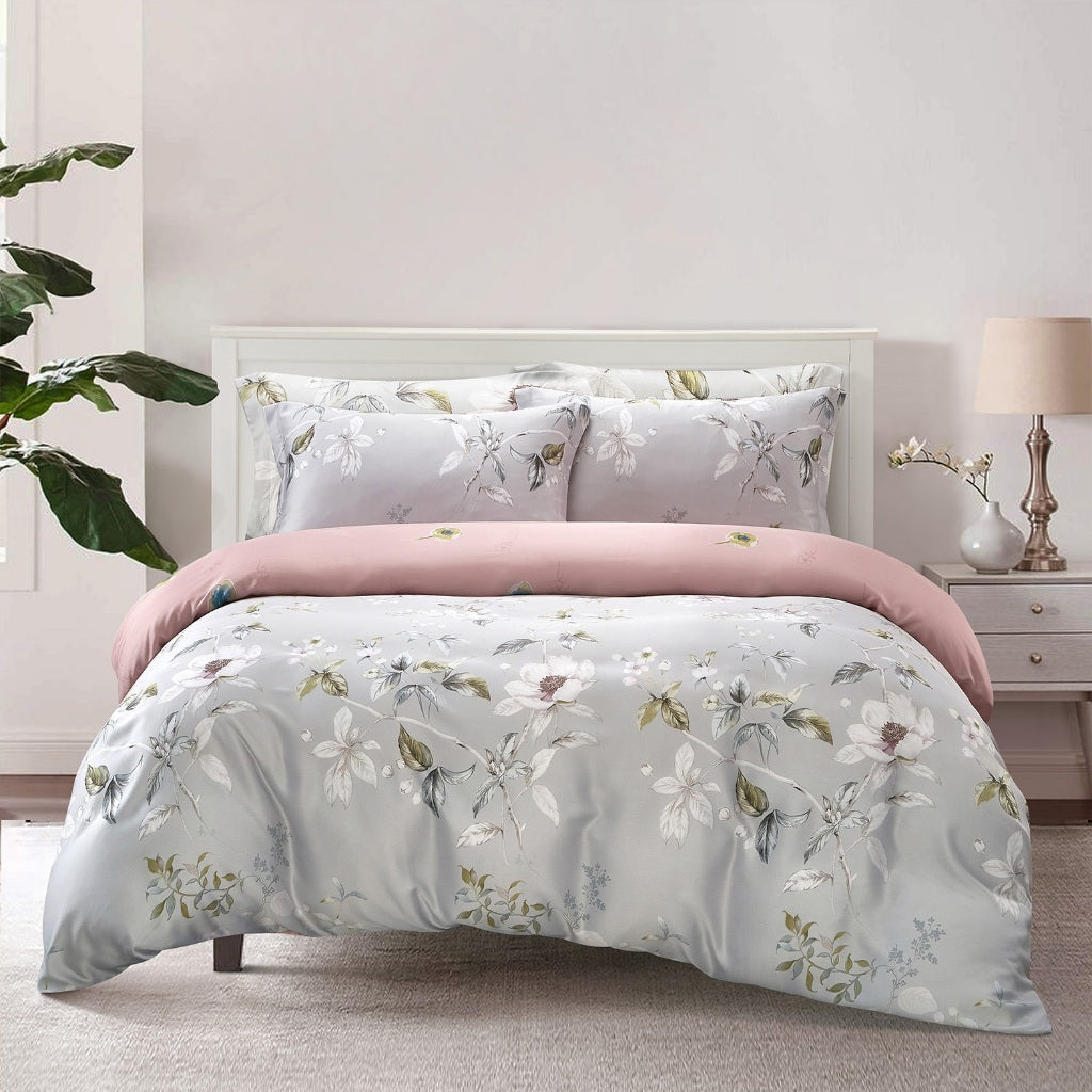 Marie Claire I MONTAIGNE I Tencel Lyocell I 1200TC Printed I Fitted Sheet Set I Bed Set - MC0525LF-02