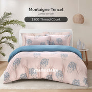 Marie Claire I MONTAIGNE I Tencel Lyocell I 1200TC Printed I Fitted Sheet Set I Bed Set - MC0525LF-04