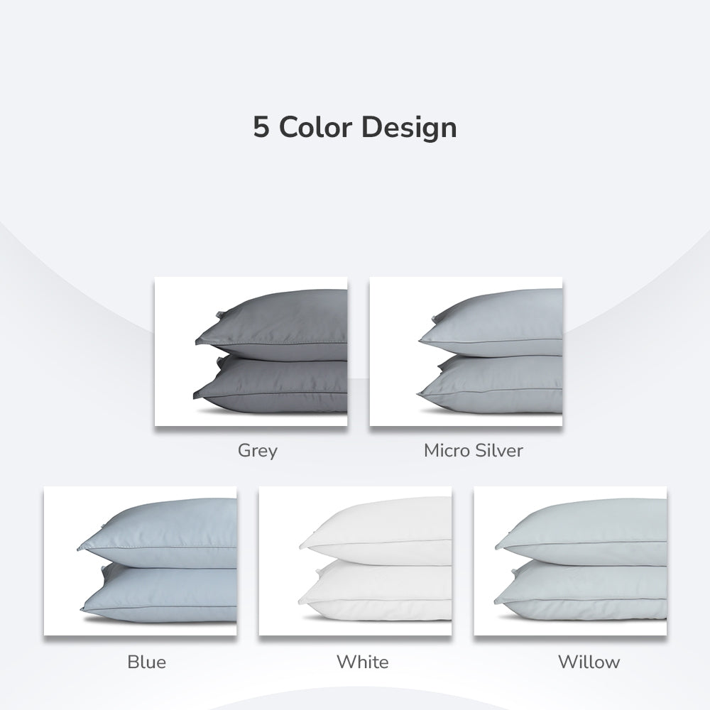 Bellami I Dobby Inmost I Light BambooPro Solid I Fitted Sheet Set I Pillow Case I Bolster Case - 5 Colours