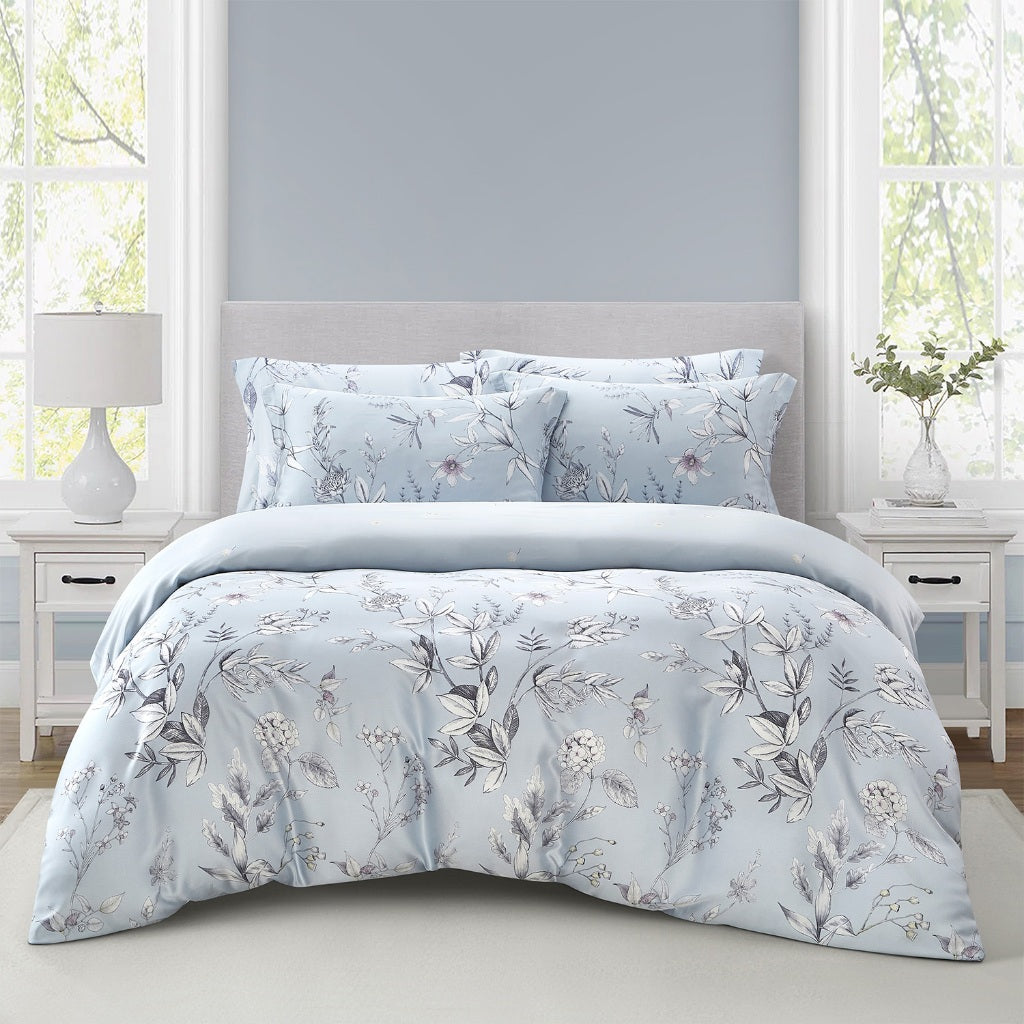 Marie Claire I MONTAIGNE I Tencel Lyocell I 1200TC Printed I Fitted Sheet Set I Bed Set - MC0525LF-01