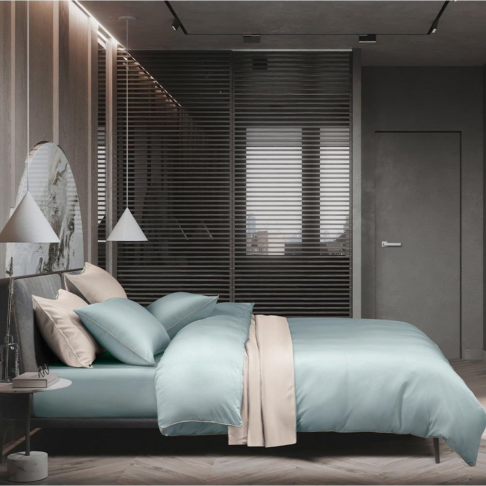 Intero I Eniz 3.0 I TENCEL™ Solid I 1300TC I Fitted Sheet Set I Bed Set I Pillow Case I Bolster Case - 6 Colours