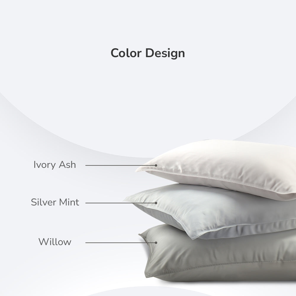 Intero I Grace 5.0 Collection I Premium Bamboo I Fitted Sheet Set I Bed Set I Pillow Case I Bolster Case I With Quilt Cover - 5 Colours