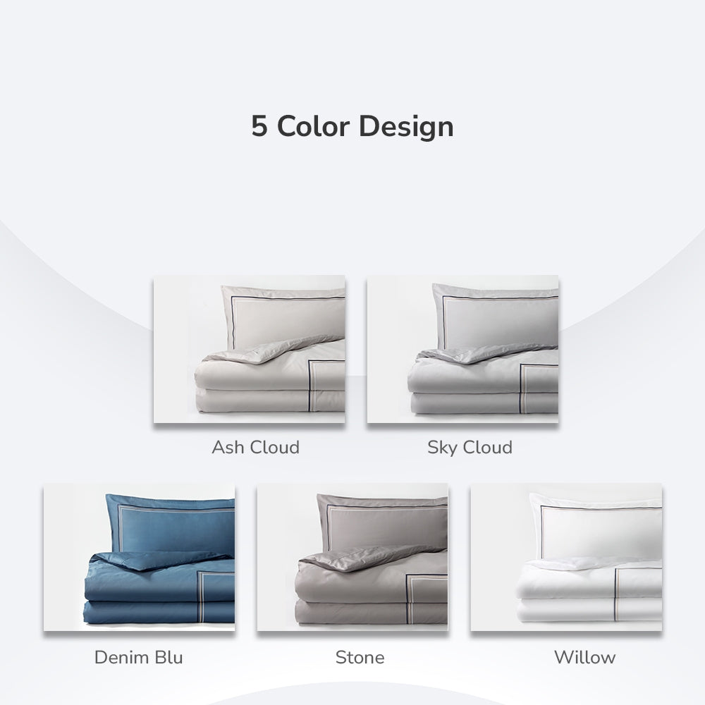 Bellami I Chic Suite Speedy I 100% Egyptian Cotton I 1000TC I Bed Set I Pillow Case I Bolster Case - 5 Colours