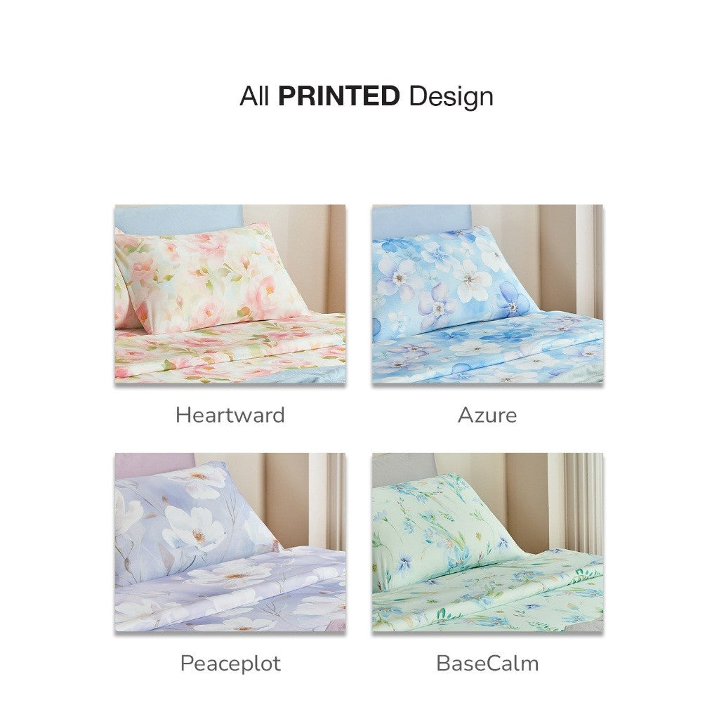 Hillcrest Noelcool Cooling Printed Fitted Sheet I Basecalm