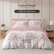 Maison De Claire 1000TC Combed Cotton Printed Bedding Collection I Petal Clusters