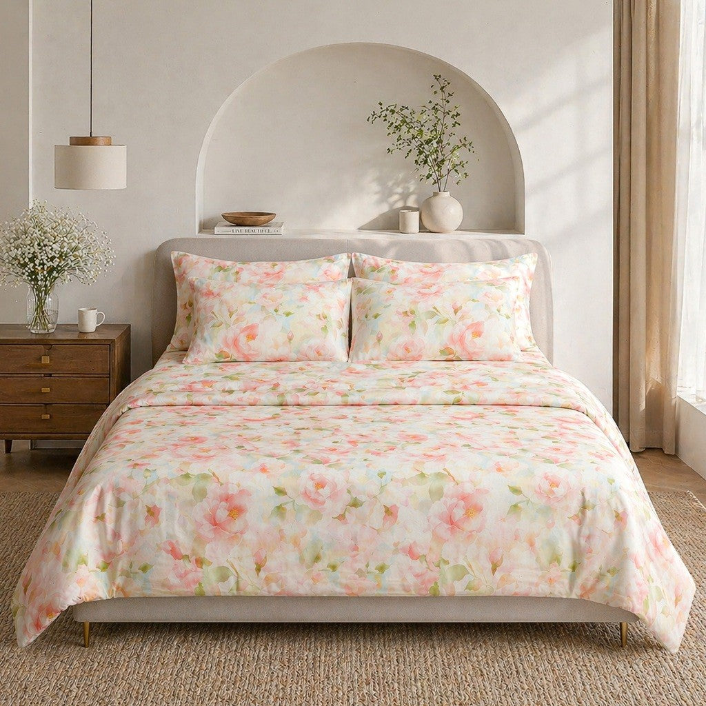 Hillcrest Noelcool Cooling Printed Fitted Sheet I Heartward