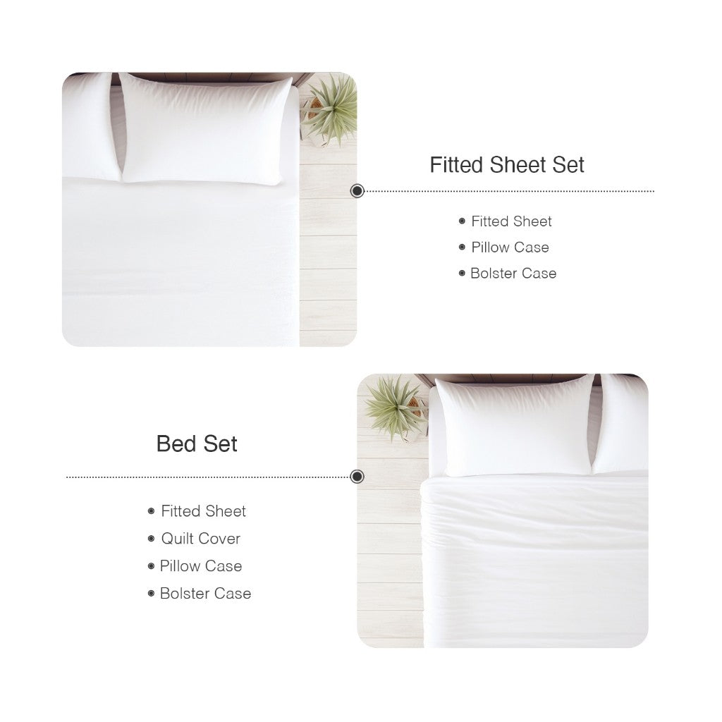 Bellami I BambooPro I Trinity Loris I Fitted Sheet Set I Bed Sheet Set