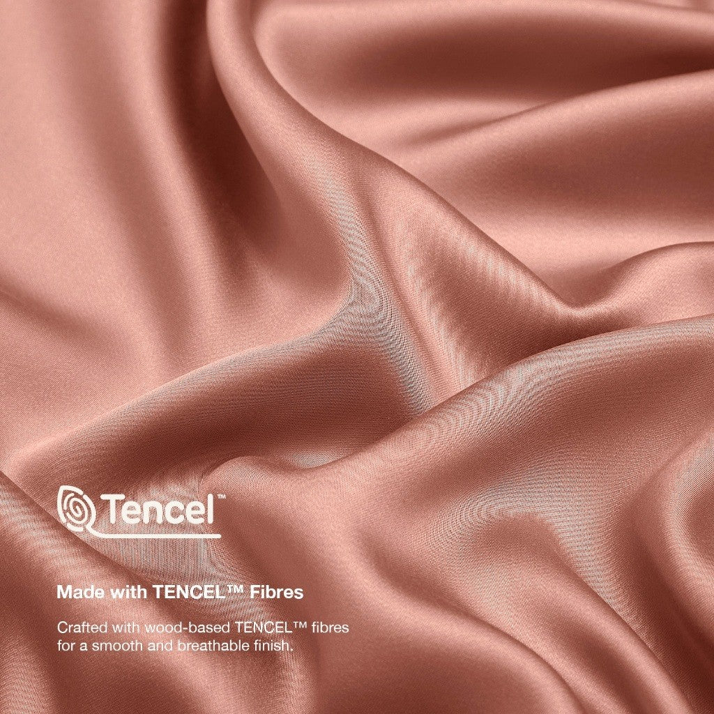 PRE- Order Intero | Tranquil | 1500TC Tencel Solid | Fitted Sheet Set | Bed Set | Ultra Soft & Smooth - Lake Blue